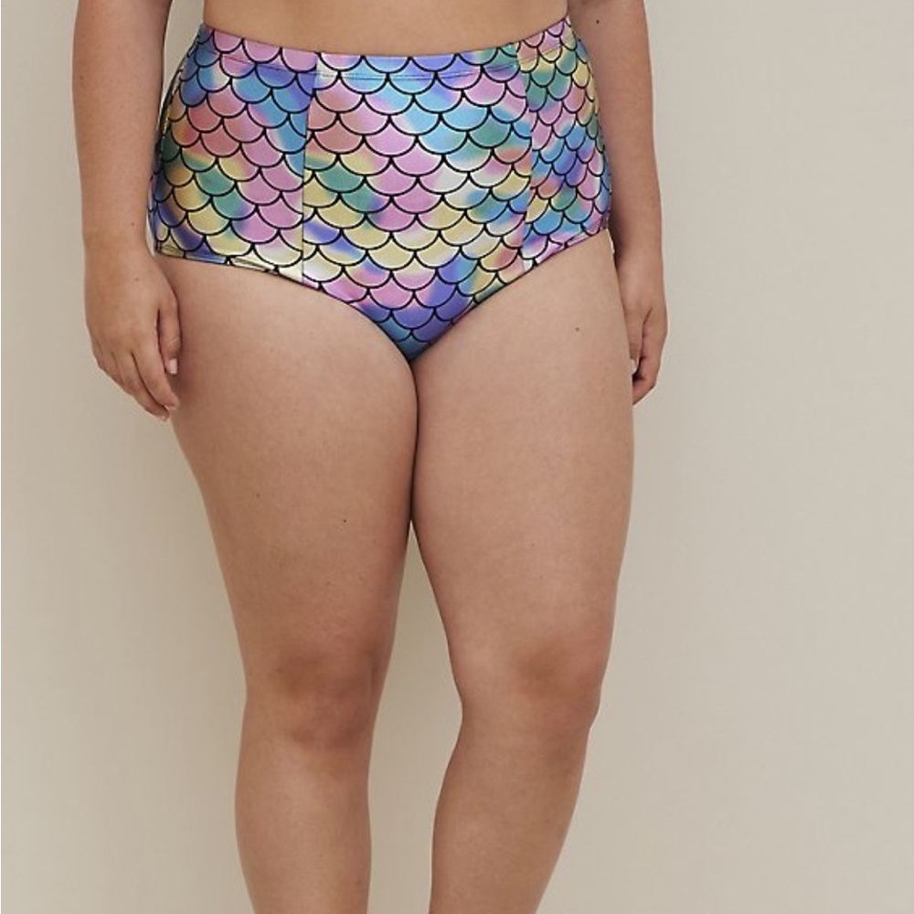 Torrid HIGH-RISE STRAPPY BACK SWIM BOTTOM size 4X